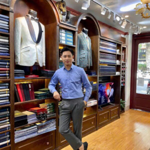 Quần + sơ mi- vải D&T và bamsilk