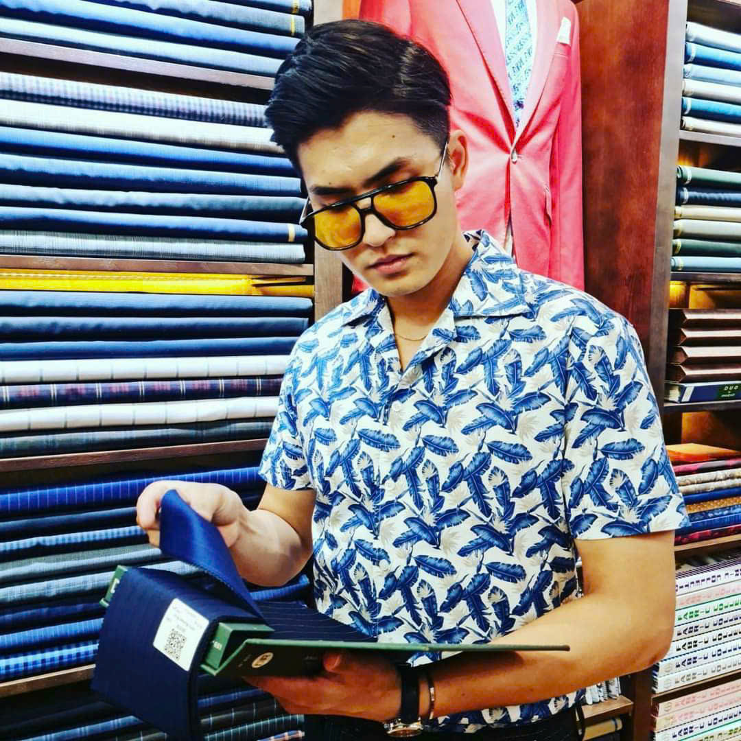 Sơ mi họa tiết hè - 100% Cotton - 1.600.00