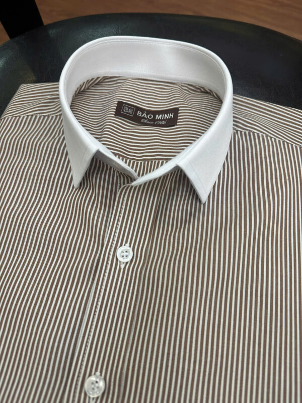 Sơ mi pha cổ Trắng - chất Bamsilk - 1.500.000