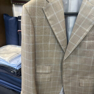 áo jacket kẻ ô- vải wool