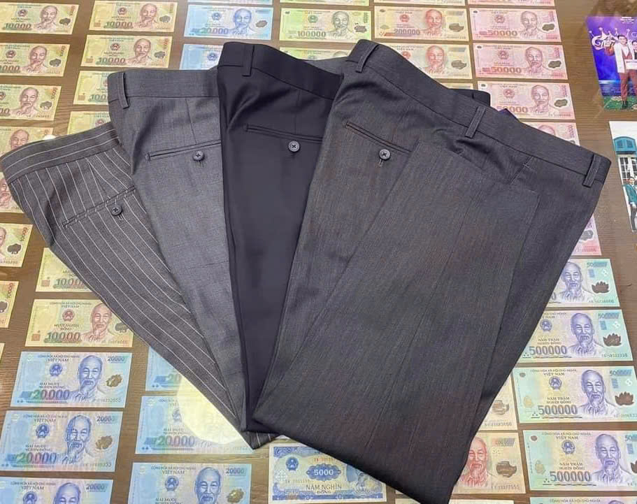 Quần Âu Phối Màu Đa Dạng