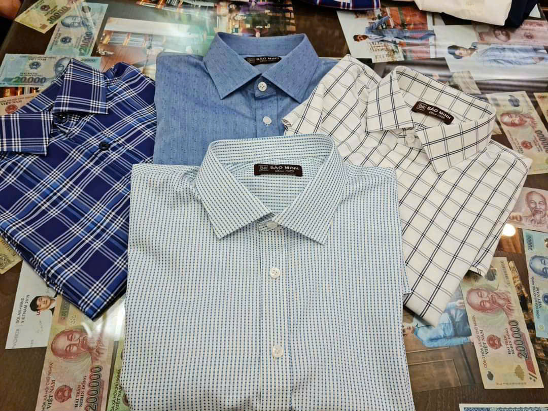 Sơ mi kẻ chất Bamsilk