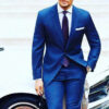 suit xanh navy- vải wool - giá 6.000.000