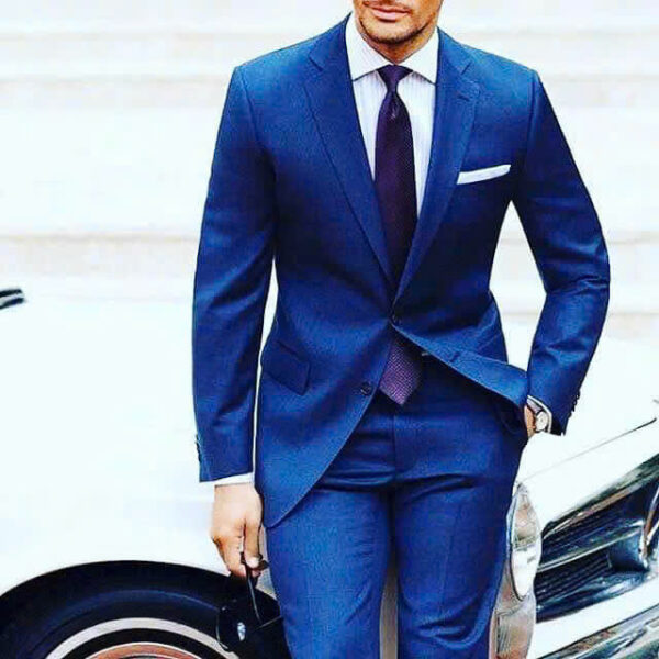 suit xanh navy- vải wool - giá 6.000.000